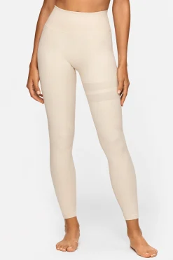 Fashion STRONGER Rib Seamless Legging Rainy Day