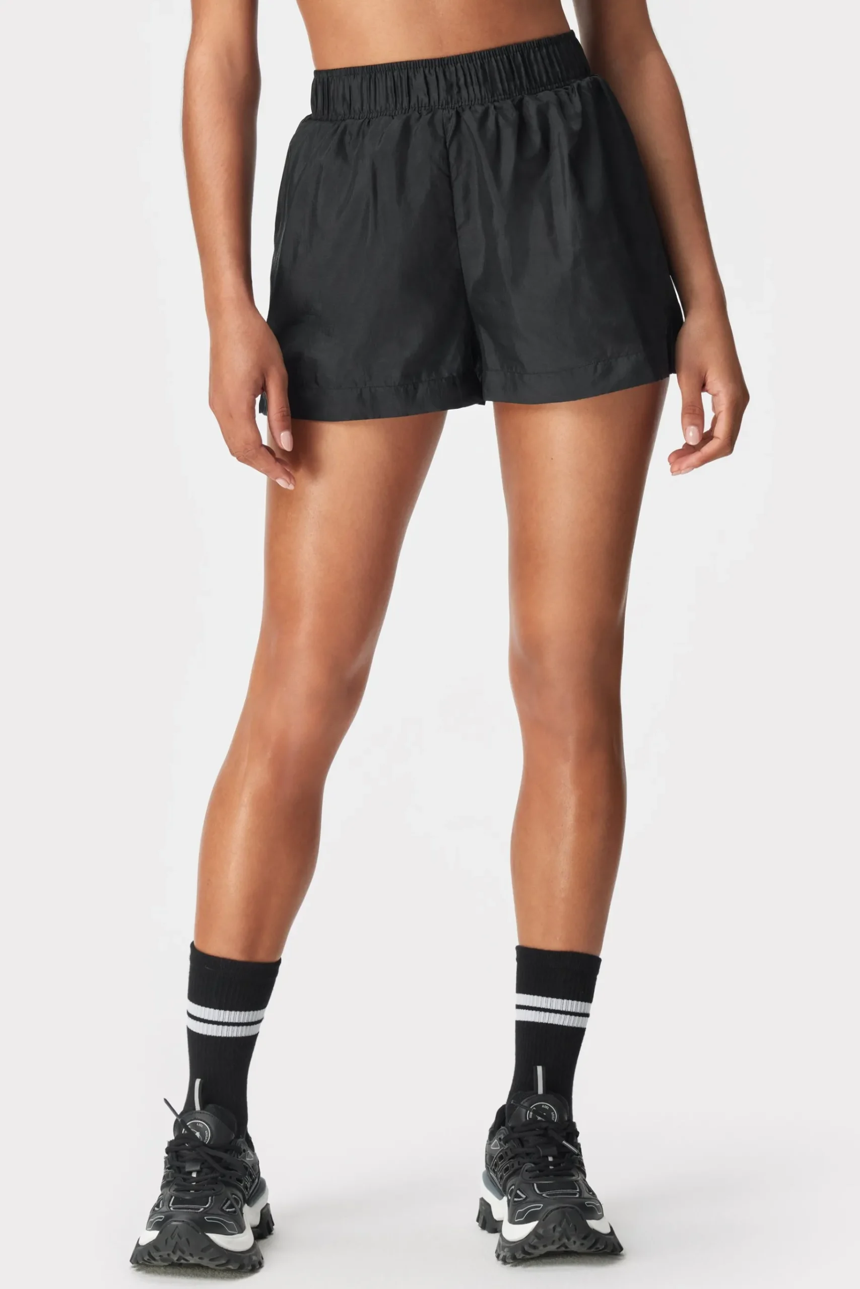 Outlet STRONGER Ripstop Wind Hardloopshort Black
