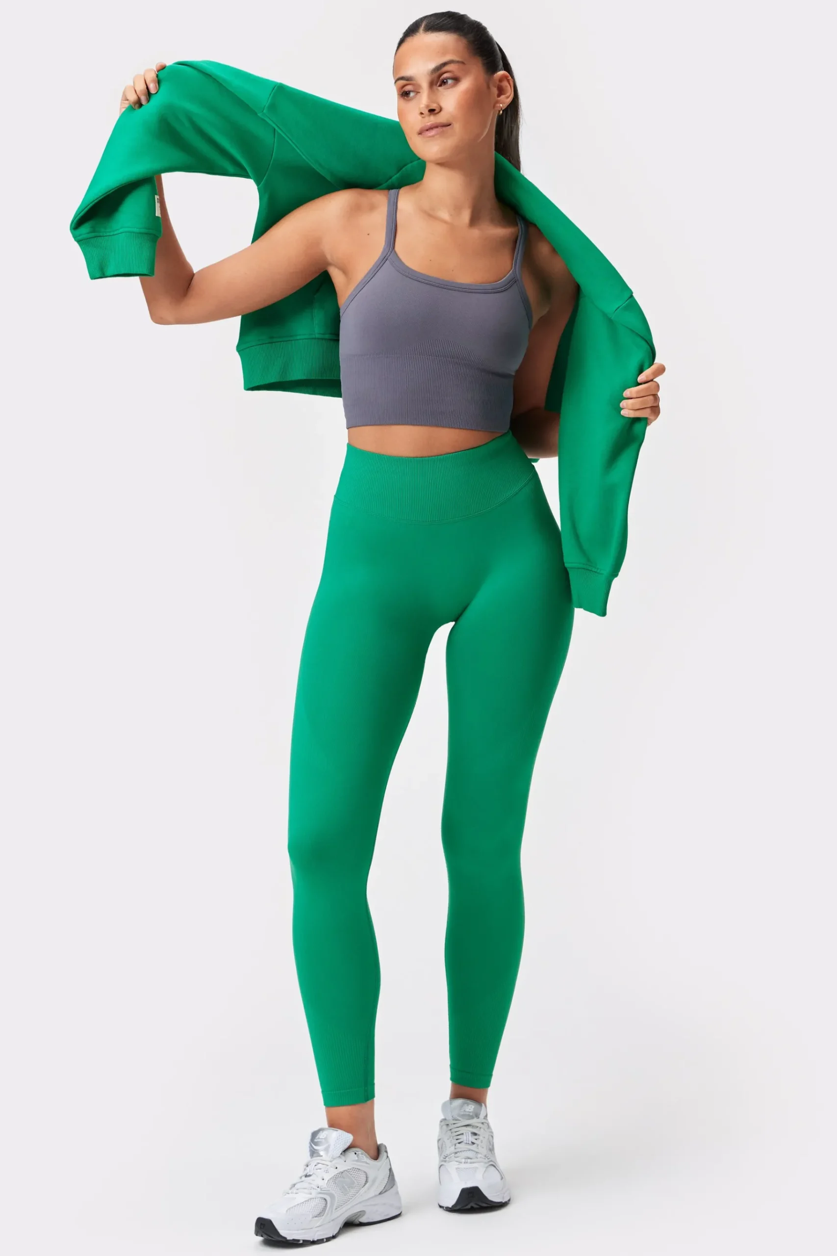 Clearance STRONGER Seamless Contour Legging Lush Meadow
