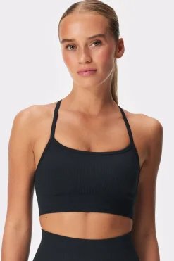 Clearance STRONGER Serena Seamless Sports Bra Black