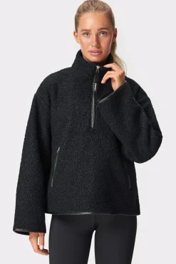 Outlet STRONGER Shearling Anorak Black