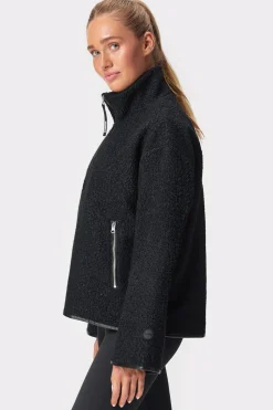 Outlet STRONGER Shearling Anorak Black