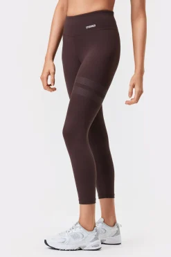 Online STRONGER Signature 7/8 Legging Black Coffee