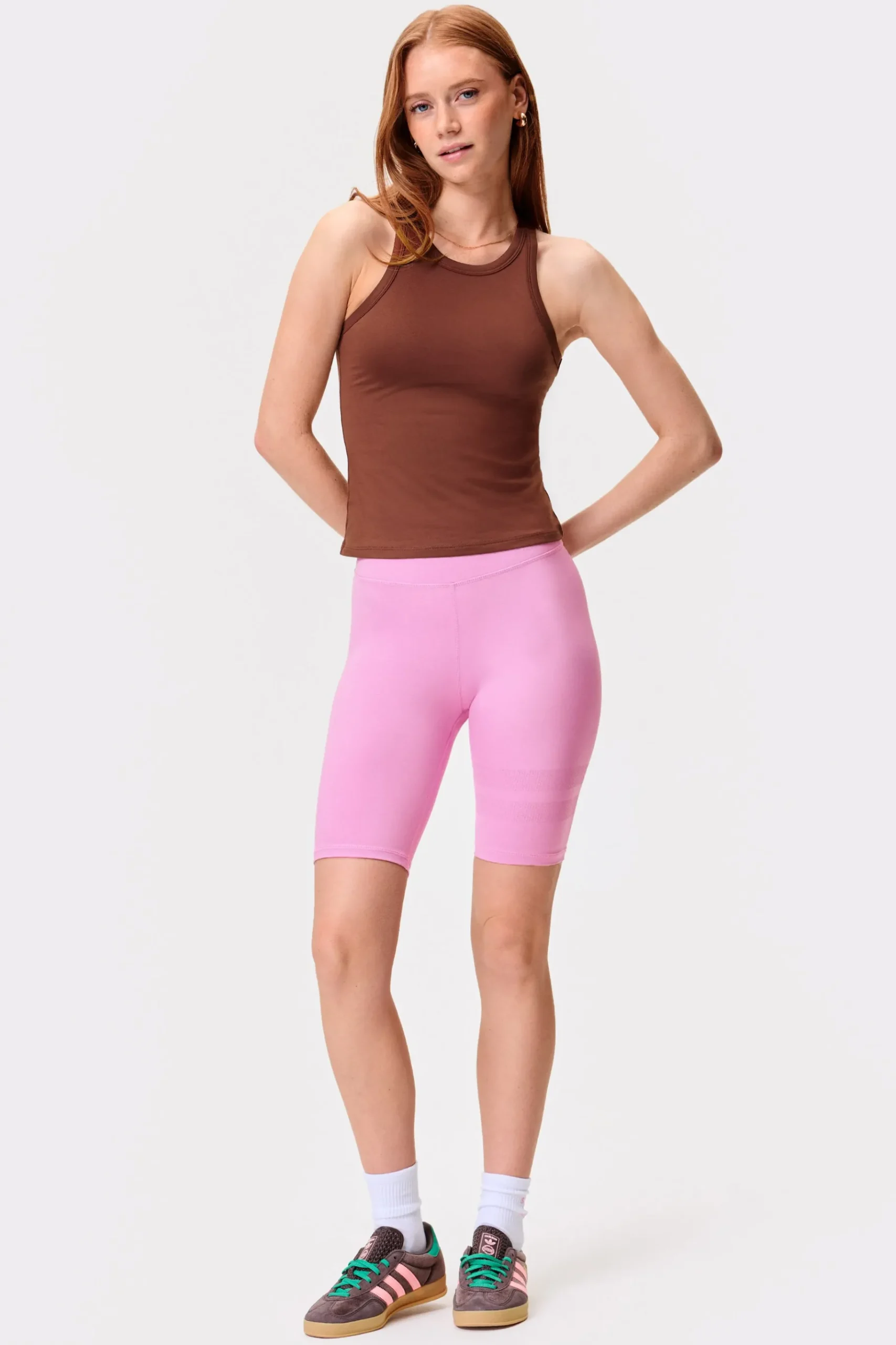 Fashion STRONGER Signature Bike Shorts Cyclamen