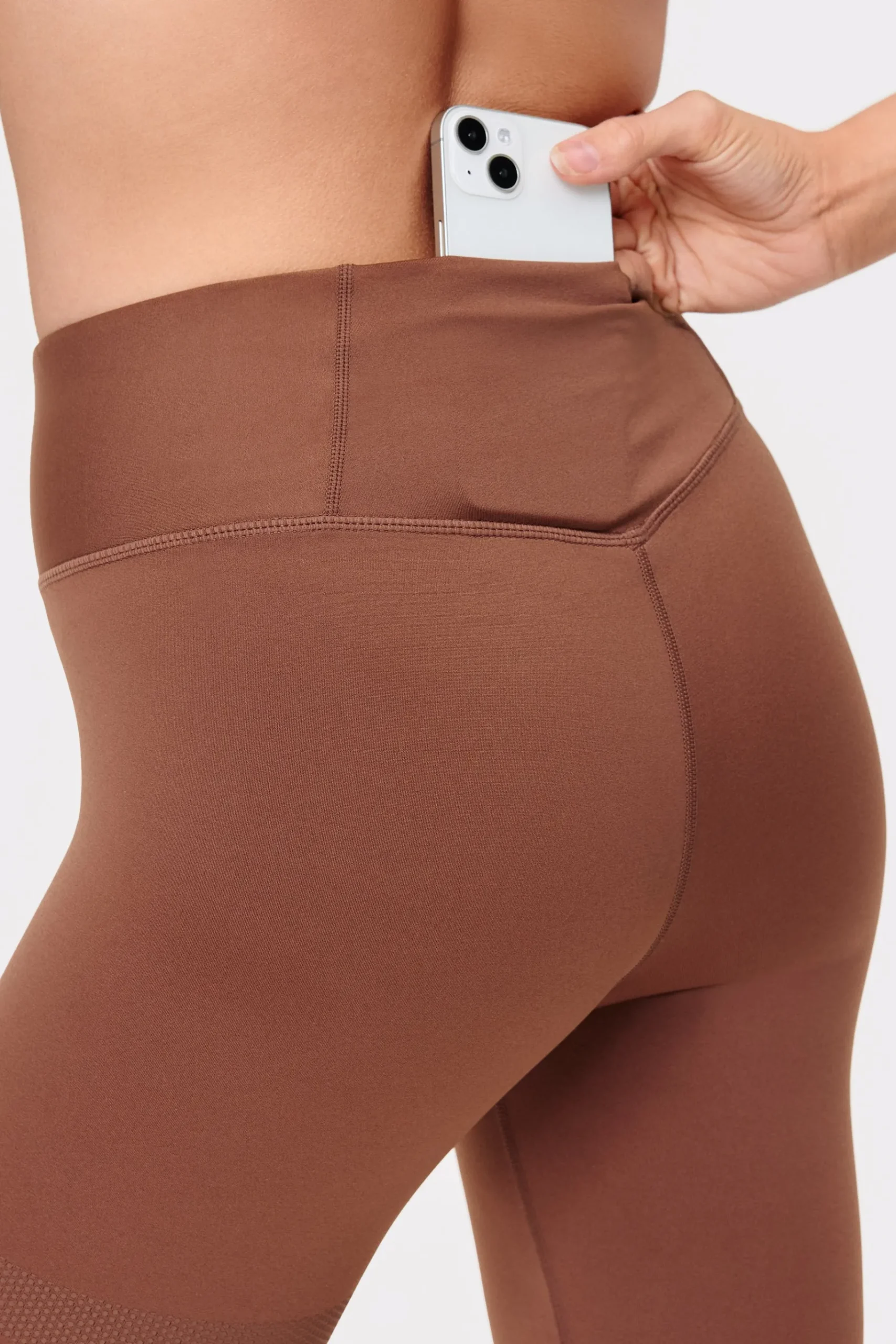 Online STRONGER Signature Bike Shorts Cappuccino