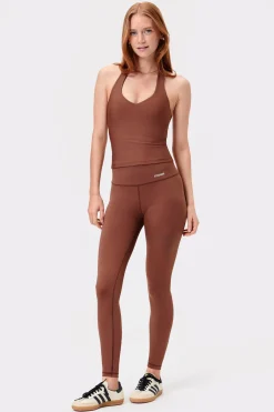 Clearance STRONGER Signature Contouring Legging Cappuccino