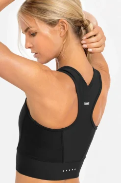 Hot STRONGER Signature Crop Top Black