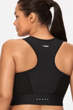 Hot STRONGER Signature Crop Top Black