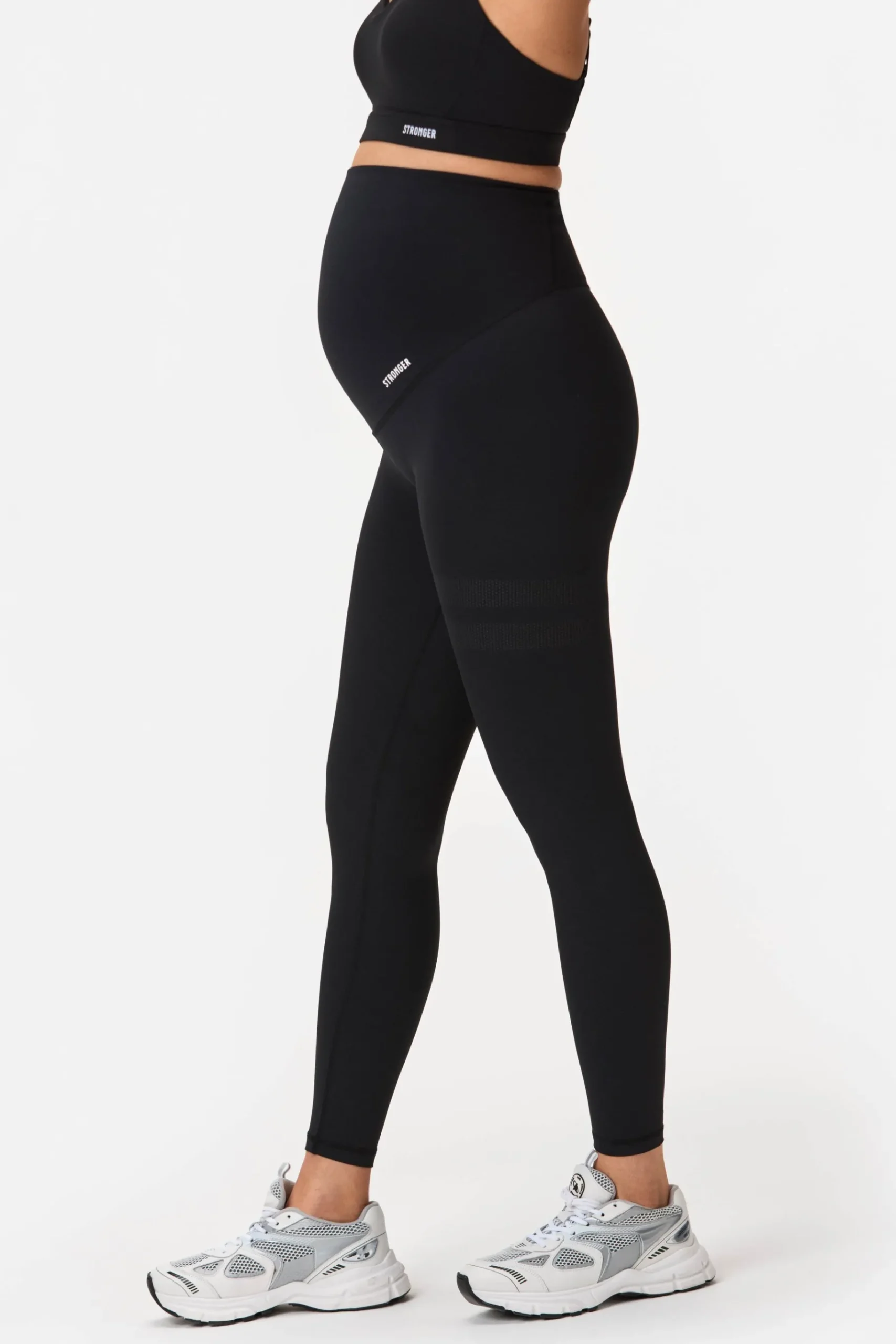 Clearance STRONGER Signature Maternity Legging Black