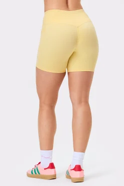 Fashion STRONGER Signature Pocket Contouring Shorts Golden Haze
