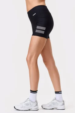 Discount STRONGER Signature Pocket Contouring Shorts Black