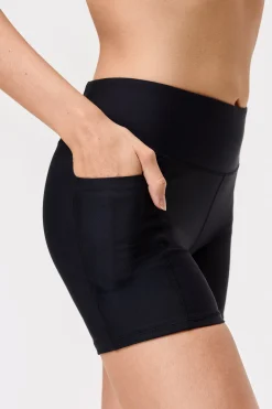 Discount STRONGER Signature Pocket Contouring Shorts Black
