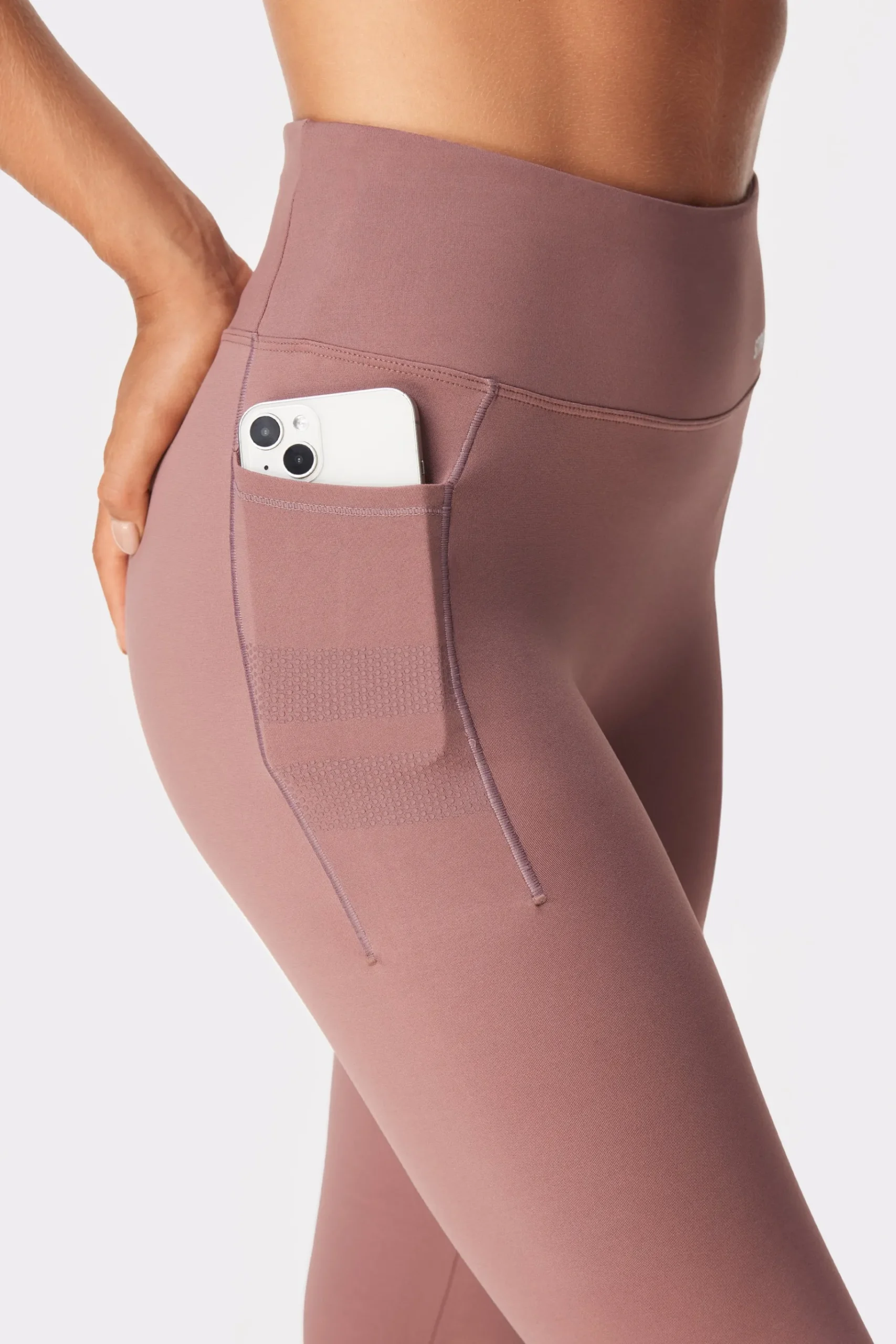 Outlet STRONGER Signature Pocket Legging Rose Taupe