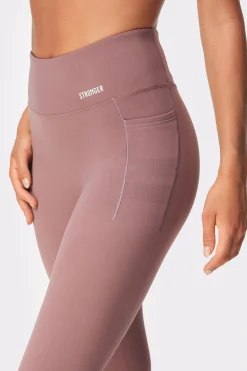 Outlet STRONGER Signature Pocket Legging Rose Taupe