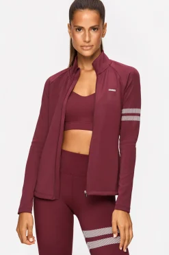 Fashion STRONGER Signature Zip Jacket Zinfandel