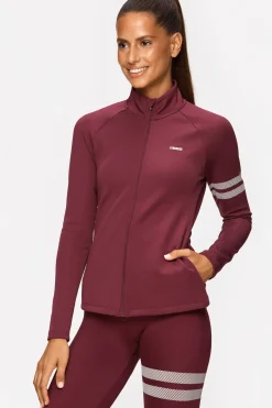 Fashion STRONGER Signature Zip Jacket Zinfandel