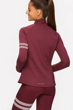 Fashion STRONGER Signature Zip Jacket Zinfandel