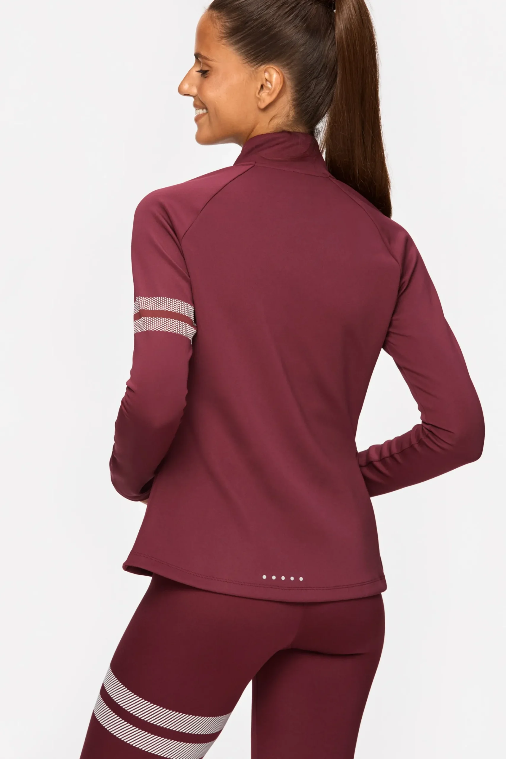 Fashion STRONGER Signature Zip Jacket Zinfandel