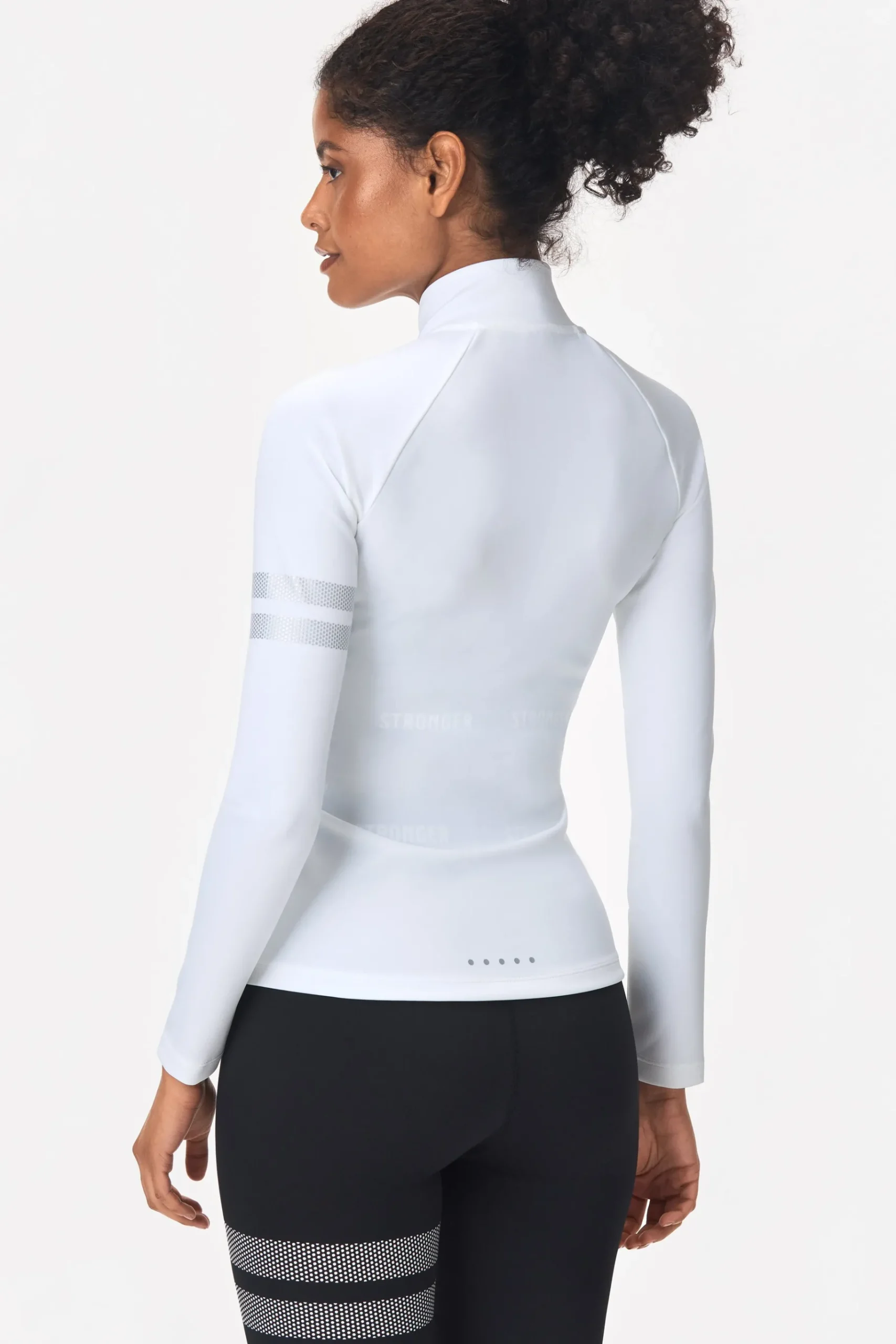 Outlet STRONGER Signature Zip Jas White