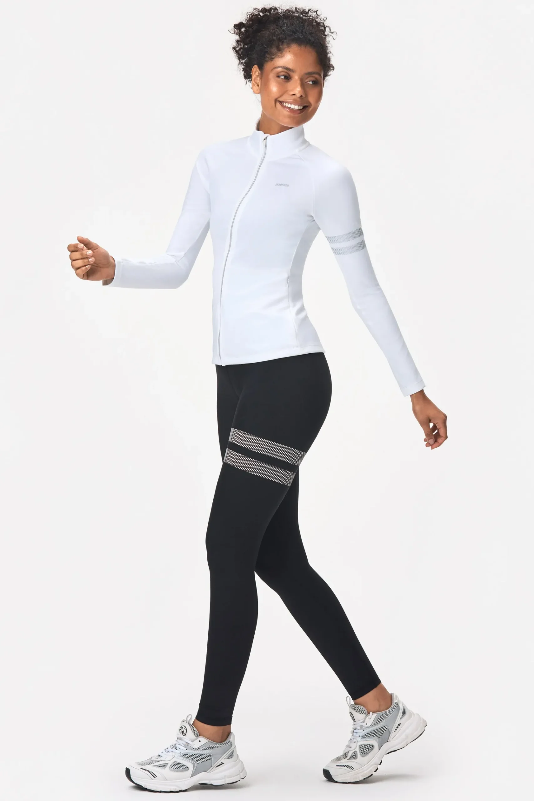 Outlet STRONGER Signature Zip Jas White