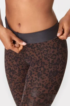 Sale STRONGER Sleek 7/8 Legging Dark Leopard
