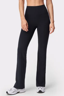 New STRONGER Sleek Flared Legging Black