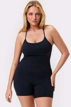 Fashion STRONGER Soft Court Jumpsuit Black