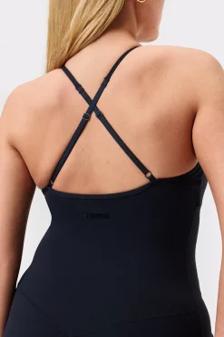 Fashion STRONGER Soft Court Jumpsuit Black