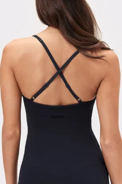 Fashion STRONGER Soft Court Jumpsuit Black