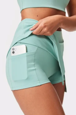 Outlet STRONGER Soft Court Skort​ Blue Surf