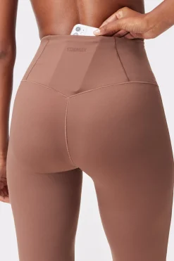Discount STRONGER Soft Flared Legging Nutmeg