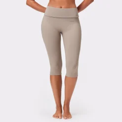 Best STRONGER Soft Fold Over Capri Legging Cinder
