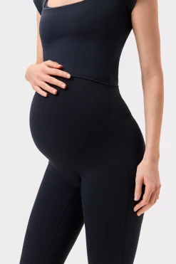 Sale STRONGER Soft Maternity Bike Shorts Black