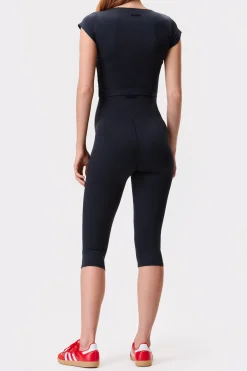 Outlet STRONGER Soft Maternity Capri Legging Black