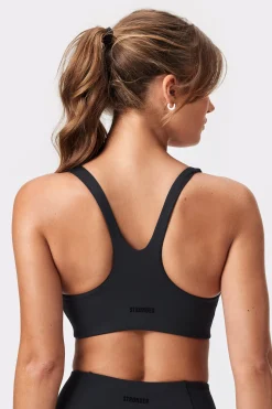 Hot STRONGER Soft Racerback Sport-bh Black