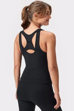 Sale STRONGER Soft Racerback Tanktop Black