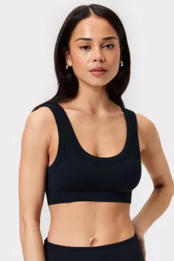 New STRONGER Soft Rib Seamless Bh Black