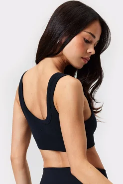 New STRONGER Soft Rib Seamless Bh Black