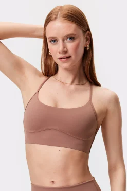 Sale STRONGER Soft Strappy Sport-bh Nutmeg