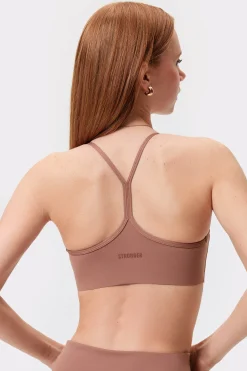 Sale STRONGER Soft Strappy Sport-bh Nutmeg