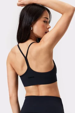 Hot STRONGER Soft Strappy Sport-bh Black