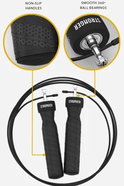 New STRONGER Springtouw Black