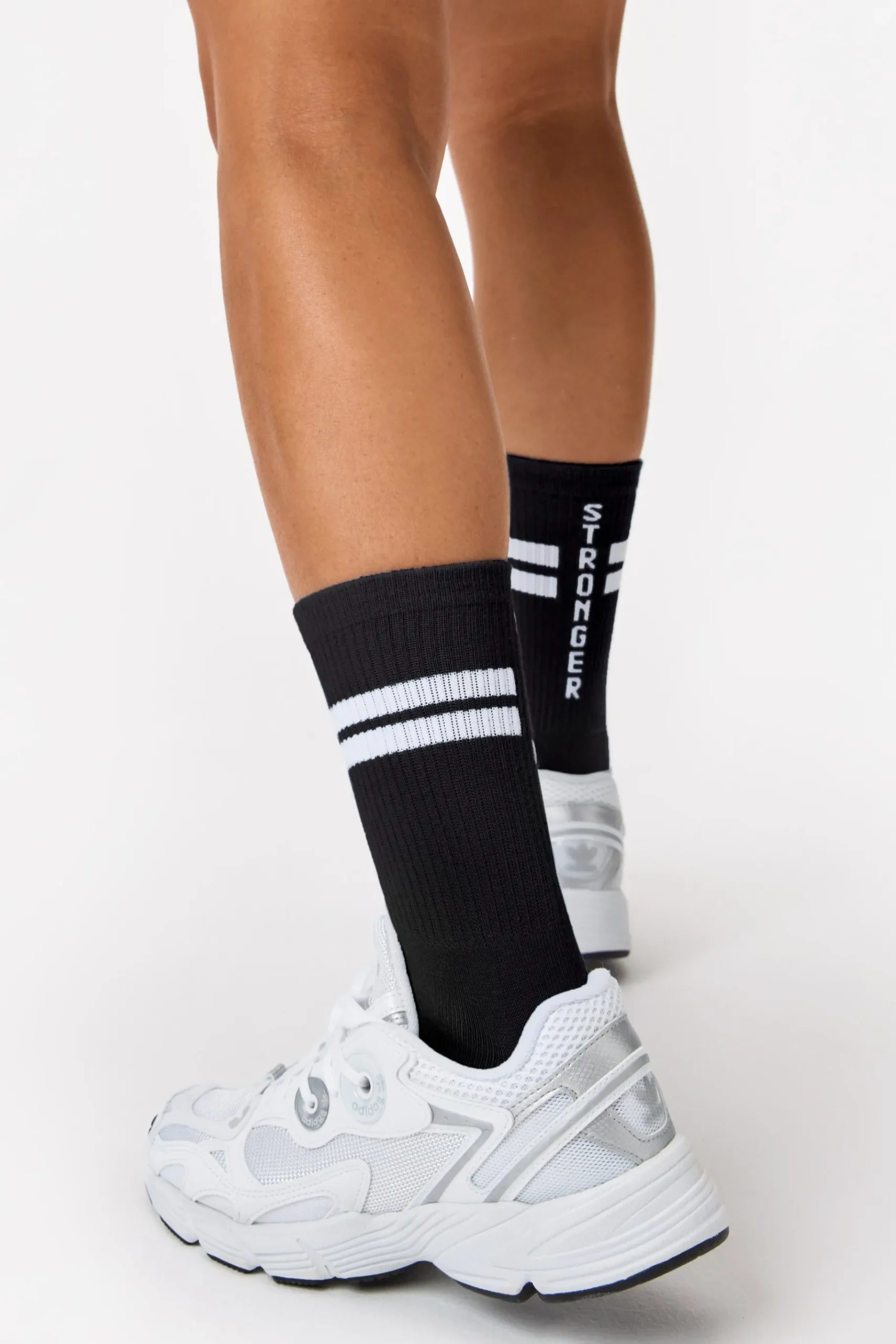 New STRONGER Stride Socks 2-pack Black
