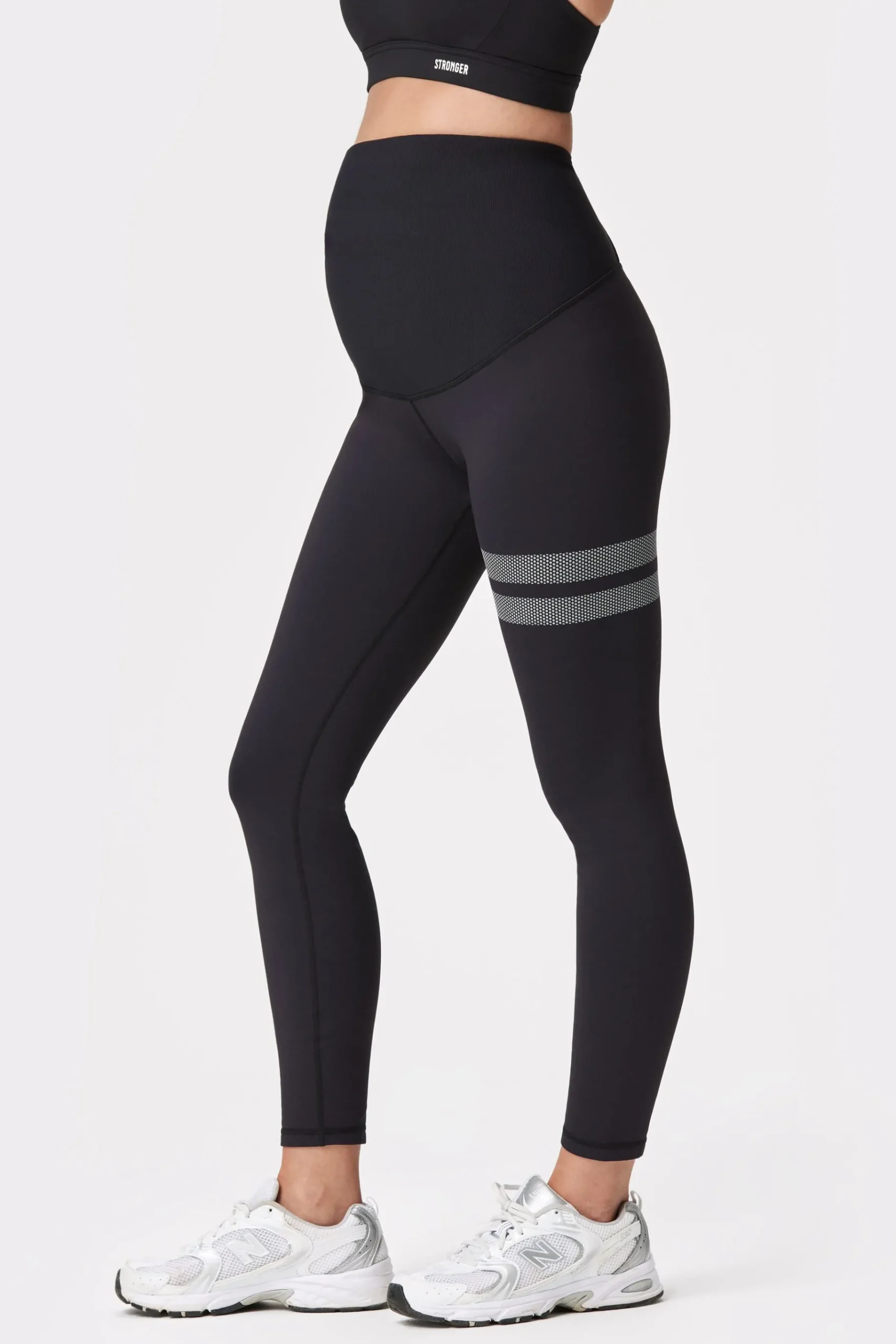 Clearance STRONGER Thermo Maternity Legging Black