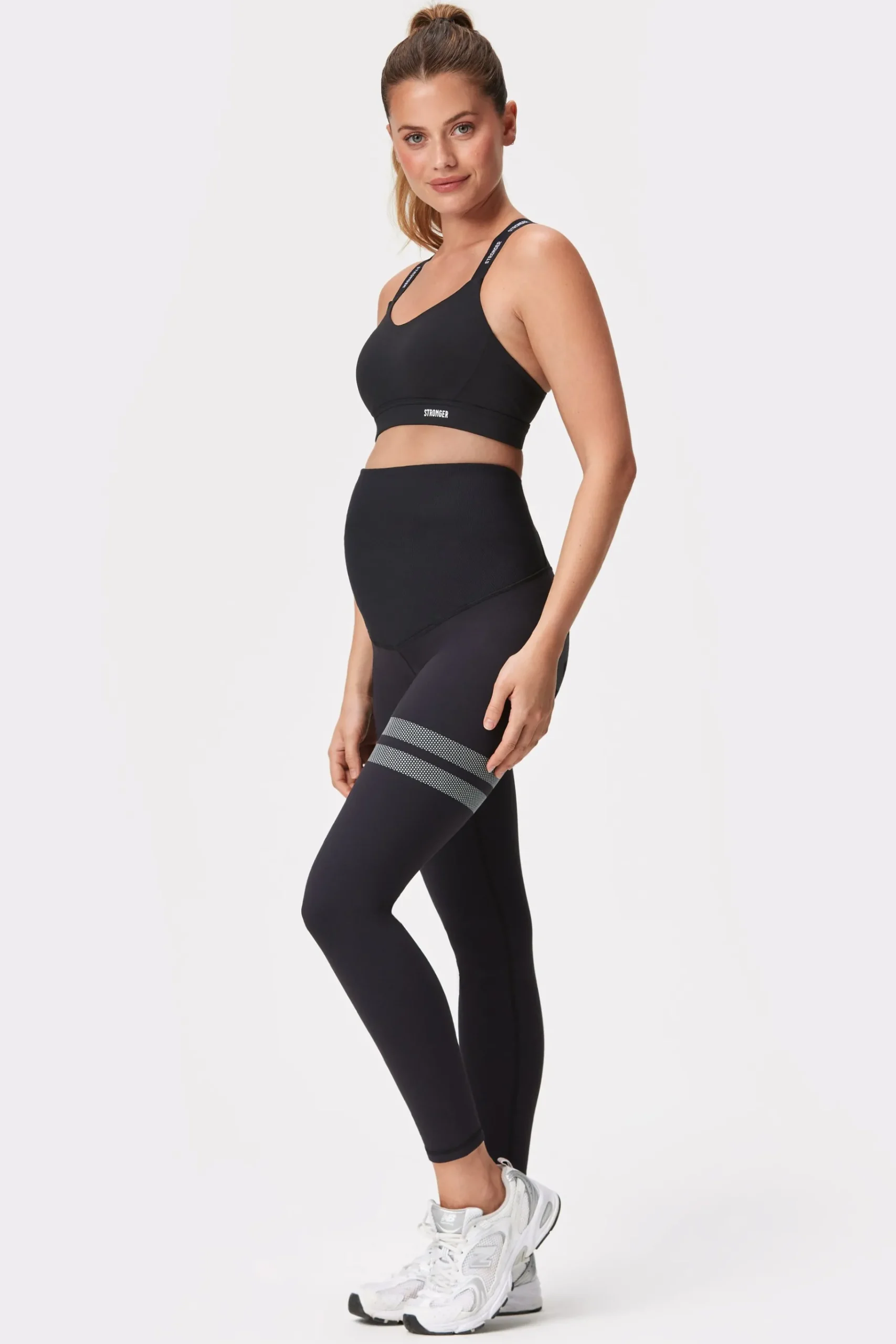 Clearance STRONGER Thermo Maternity Legging Black