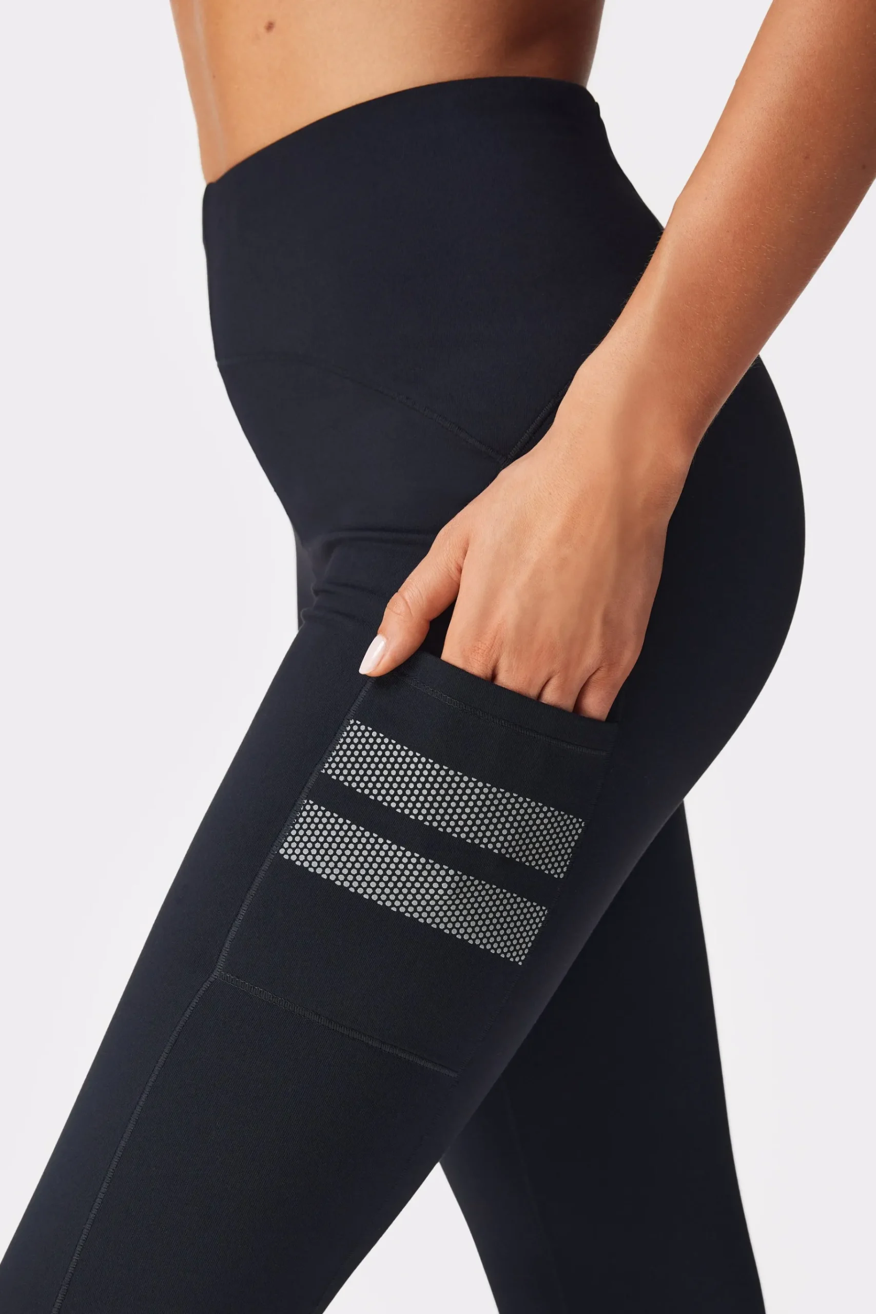 Clearance STRONGER Thermo Pocket Legging Black