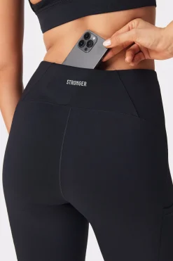 Clearance STRONGER Thermo Pocket Legging Black