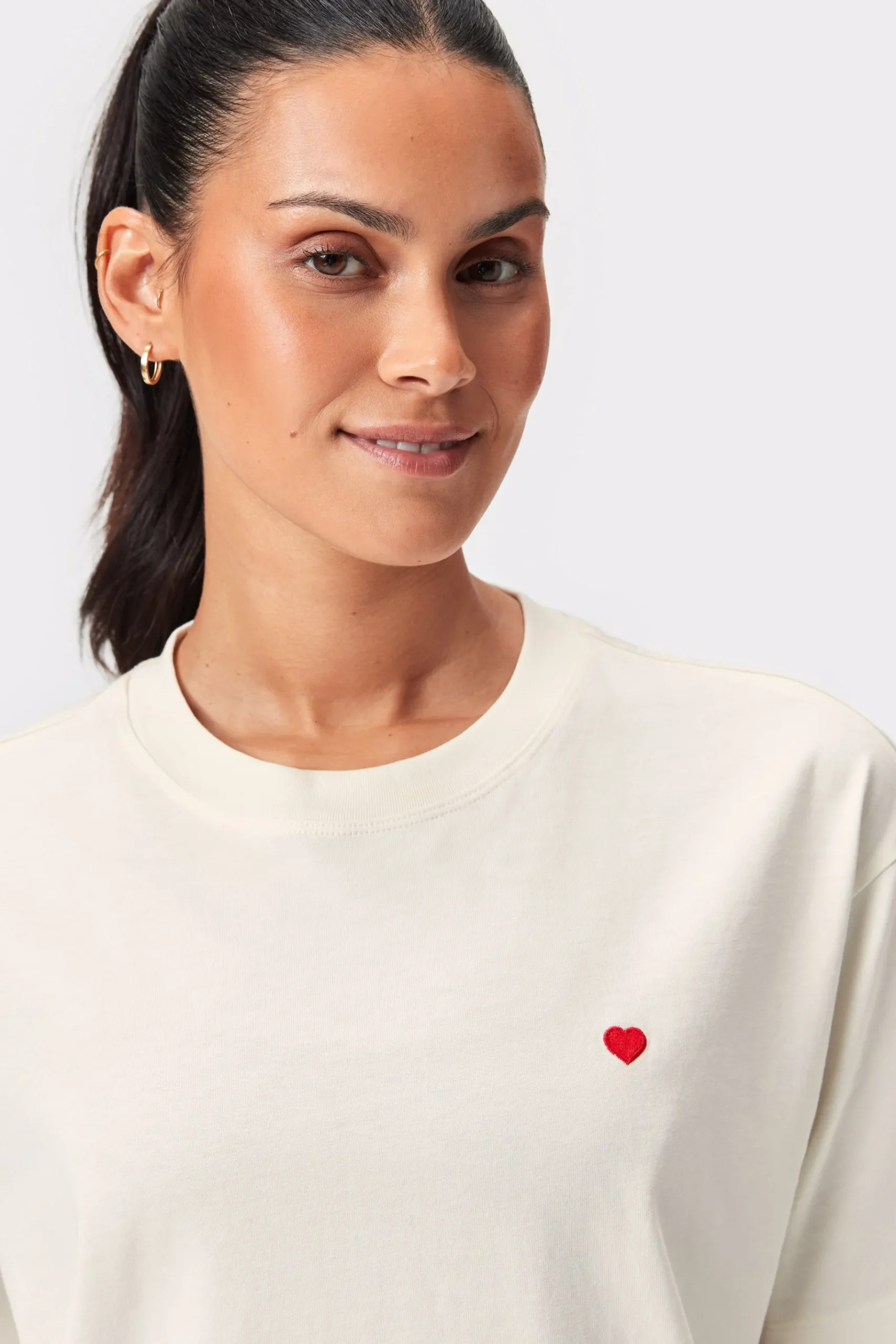 Sale STRONGER Valentines T-shirt Whisper White