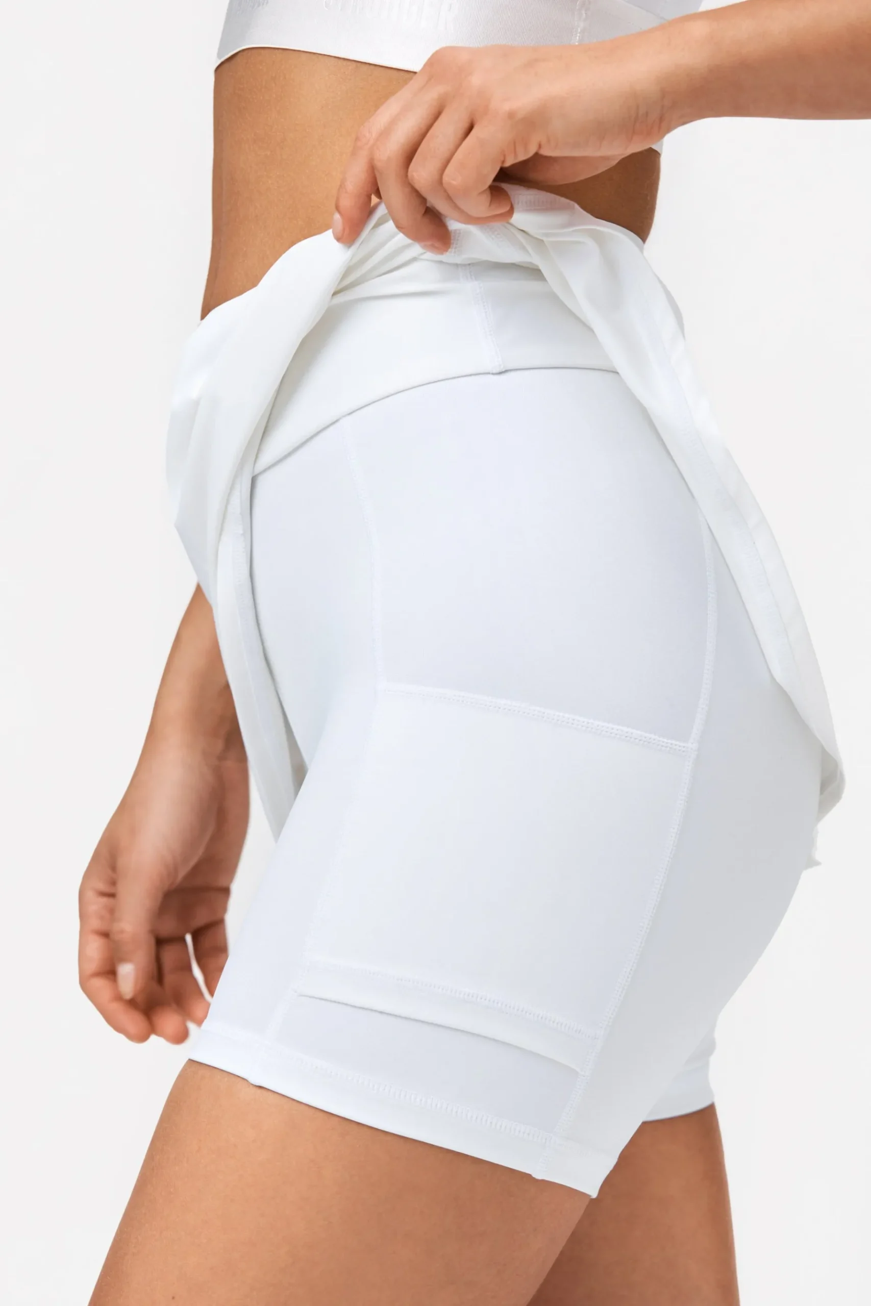 Best STRONGER Vamos Skort White
