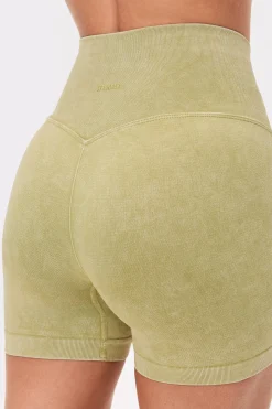 Best STRONGER Washed Seamless Shorts Palm